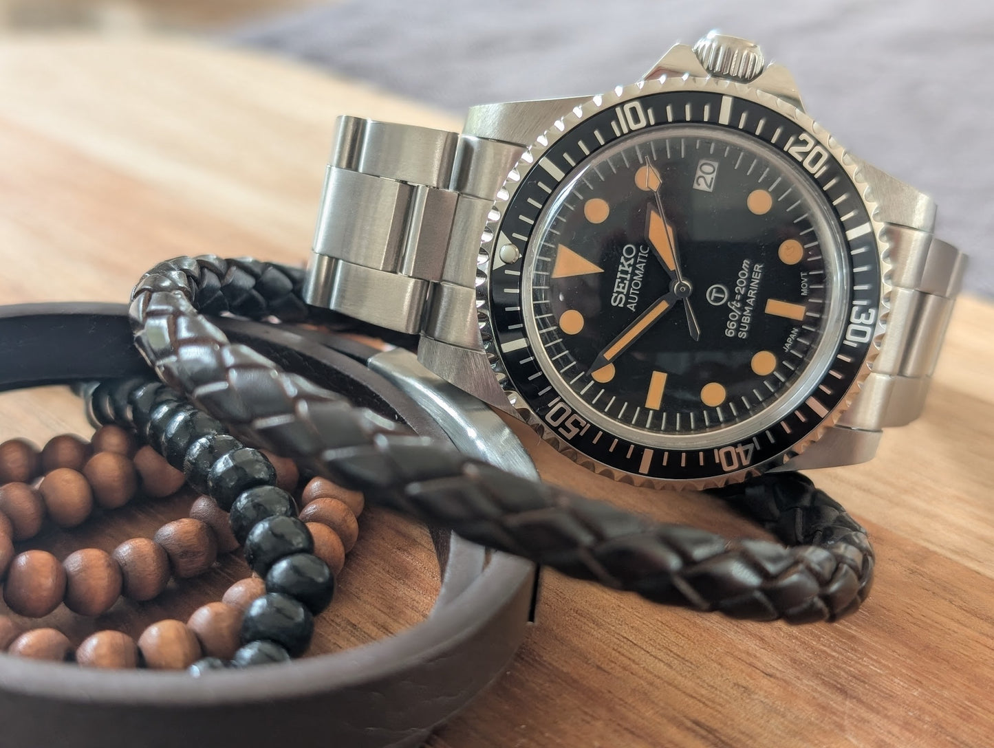 Vintage style Mil-Sub (T) - Custom watch mod