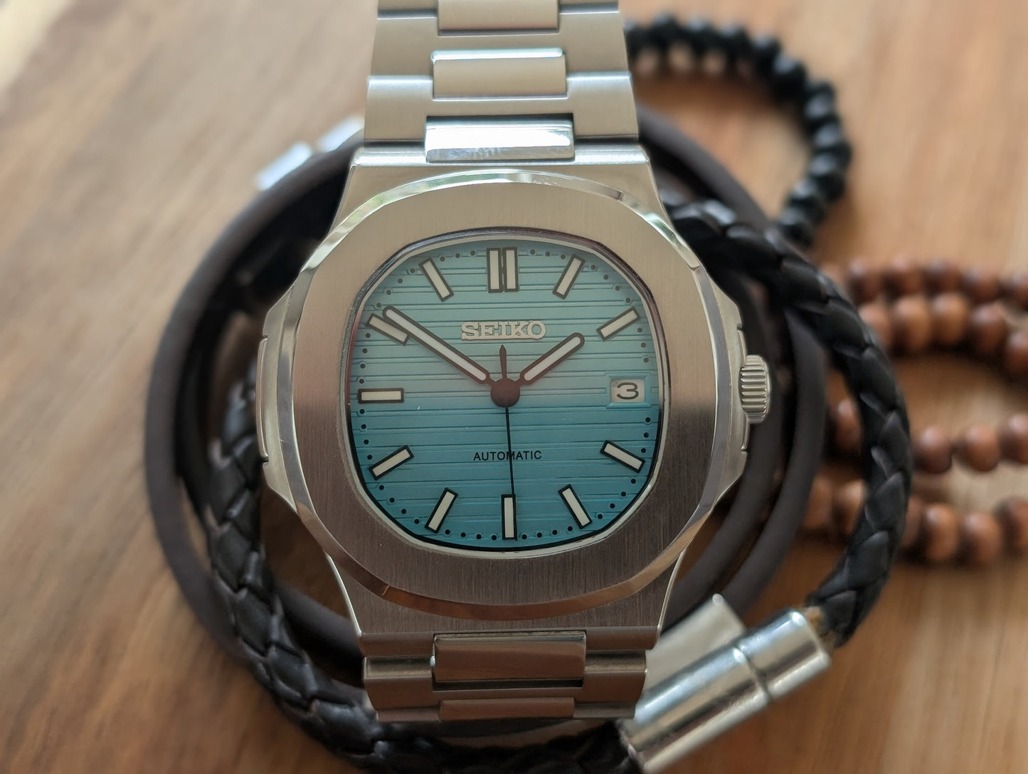 Seikonaut Tiffany -  Custom watch mod